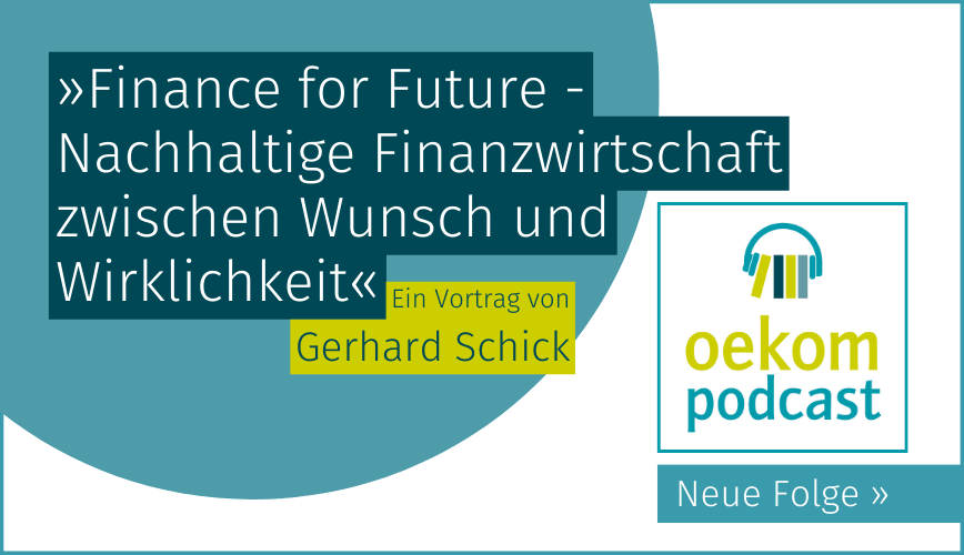 Zu den Folgen des oekom podcasts - aktuelle Folge 47: 