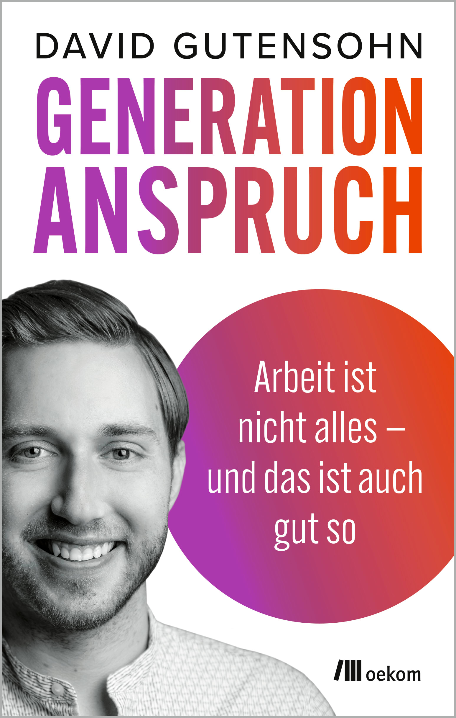 Buchcover "Generation Anspruch"