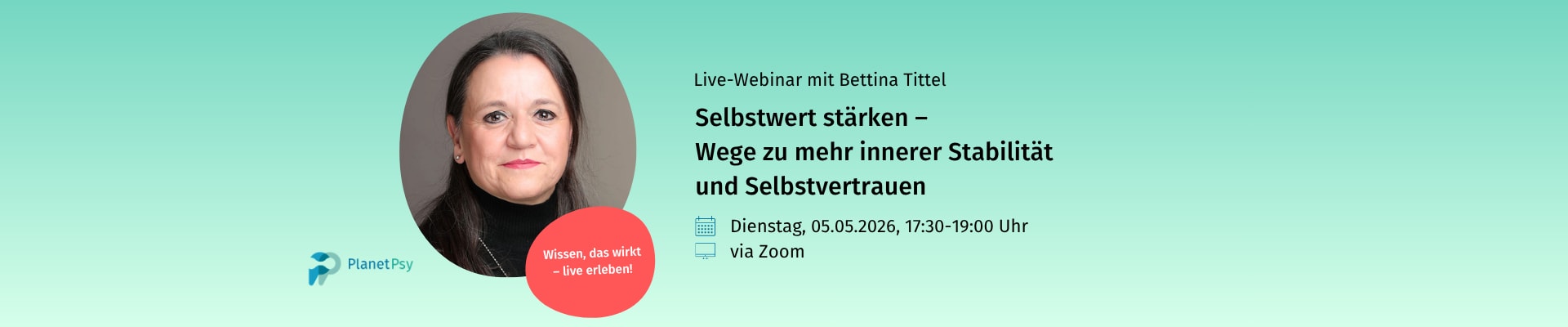 Webinar „Selbstwert stärken“