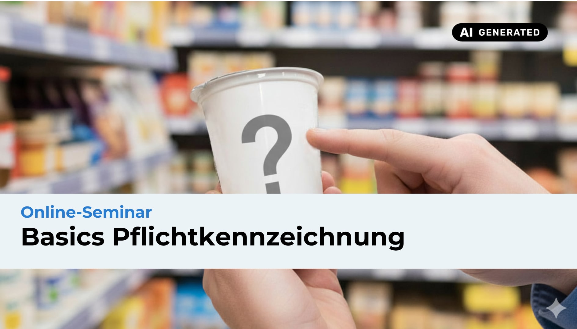 Online-Seminar zu Anlagen und Maschinenhygiene- Teaserbild ist KI-generiert