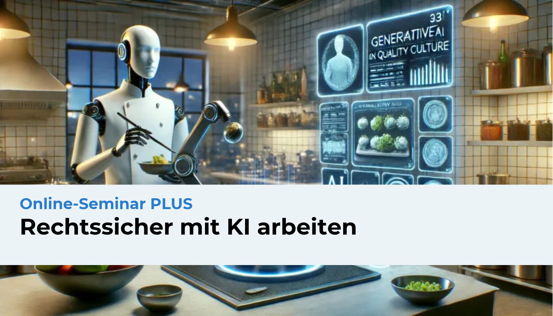 Online-Seminar Rechtssicher mit KI arbeiten