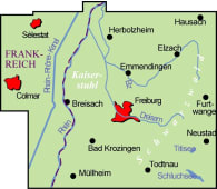 Radkarte, Fahrradkarte, Regionalkarte, ADFC, Freiburg, Schwarzwald, Herbolzheim, Emmendingen, Elszach, Breisach, Bad Krozingen, Todtnau, Titisee, Schluchsee, Müllheim, Rhein, Kaiserstuhl