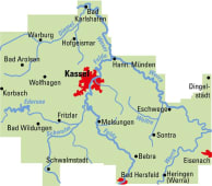 Radkarte, Fahrradkarte, Regionalkarte, ADFC, Kassel, Nordhessen, Bad Karlshafen, Warburg, Hofgeismar, Bad Arolsen, Hann. Münden, Eschwege, Melsungen, Fritzlar, Bad Wildungen, Edersee, Schwalmstadt, Bebra, Sontra, Bad Hersfeld, Eisenach, Diemel, Weser, Eder, Schwalm, Fulda, Werra