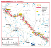 Radkarte, Fahrradkarte, Spiralo, ADFC, Elbe, Magdeburg, Bad Schandau, Sächsische Schweiz, Dessau, Wörlitz, Torgau, Meißen, Radebeul, Dresden