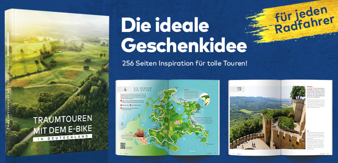 Traumtouren, E-Bike, Geschenkbuch