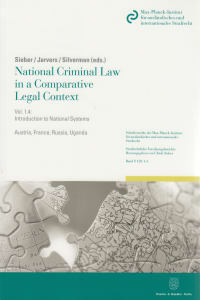 Cover National Criminal Law in a Comparative Legal Context