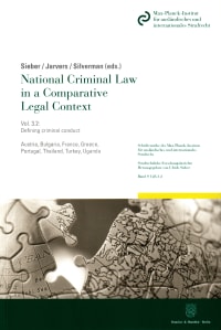 Cover National Criminal Law in a Comparative Legal Context. Vol. 3.2