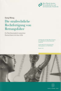 Cover Die strafrechtliche Rechtfertigung von Rettungsfolter