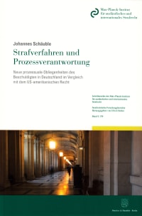 Cover Strafverfahren und Prozessverantwortung