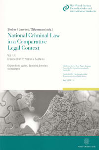 Cover National Criminal Law in a Comparative Legal Context