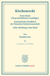 Cover Kirchenrecht