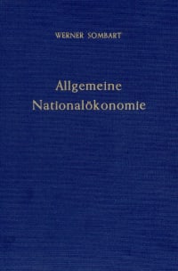 Cover Allgemeine Nationalökonomie