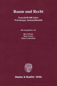 Cover Raum und Recht