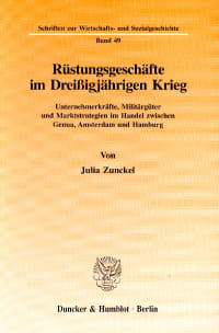 Cover Rüstungsgeschäfte im Dreißigjährigen Krieg