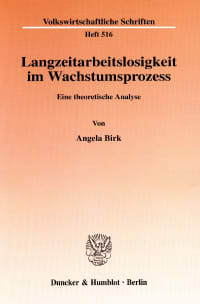 Cover Langzeitarbeitslosigkeit im Wachstumsprozess