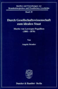 Cover Durch Gesellschaftswissenschaft zum idealen Staat