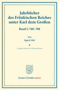 Cover Jahrbücher des Fränkischen Reiches unter Karl dem Großen