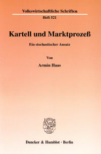 Cover Kartell und Marktprozeß