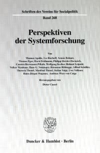 Cover Perspektiven der Systemforschung