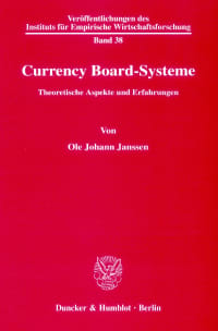 Cover Currency Board-Systeme