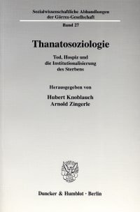 Cover Thanatosoziologie