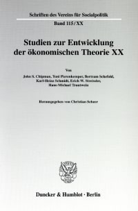 Cover Die Ältere Historische Schule: Wirtschaftstheoretische Beiträge und wirtschaftspolitische Vorstellungen