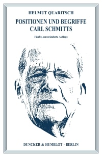 Cover Positionen und Begriffe Carl Schmitts