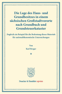 Cover Die Lage des Haus- und Grundbesitzes