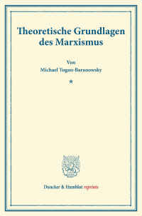 Cover Theoretische Grundlagen des Marxismus