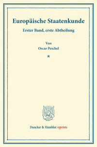 Cover Europäische Staatenkunde