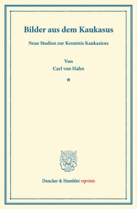 Cover Bilder aus dem Kaukasus