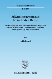 Cover Erkenntnisgewinn aus konzelierten Daten