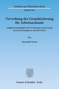 Cover Verwaltung der Grundsicherung für Arbeitsuchende