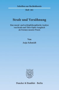 Cover Strafe und Versöhnung