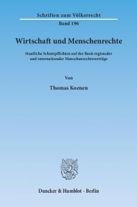 Cover Wirtschaft und Menschenrechte