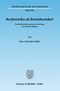 Cover Rechtsrisiko als Betriebsrisiko?