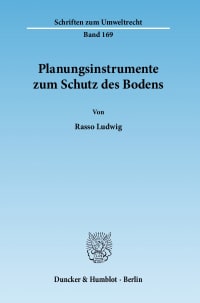 Cover Planungsinstrumente zum Schutz des Bodens