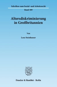 Cover Altersdiskriminierung in Großbritannien