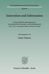 Cover Innovation und Information