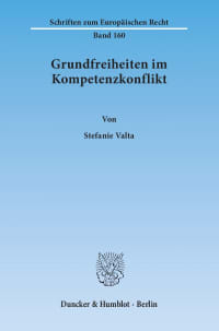 Cover Grundfreiheiten im Kompetenzkonflikt