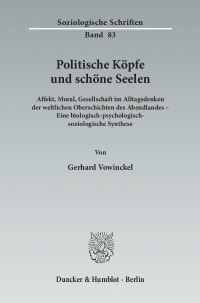 Cover Politische Köpfe und schöne Seelen