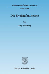 Cover Die Zweistufentheorie