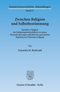 Cover Zwischen Religion und Selbstbestimmung