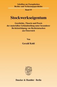 Cover Stockwerkseigentum