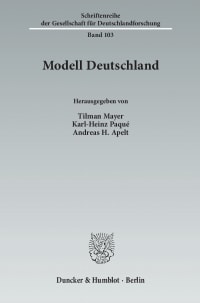 Cover Modell Deutschland