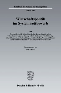 Cover Wirtschaftspolitik im Systemwettbewerb