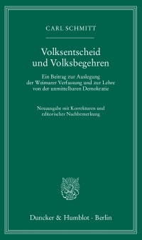 Cover Volksentscheid und Volksbegehren