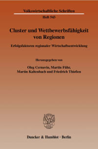 Cover Cluster und Wettbewerbsfähigkeit von Regionen