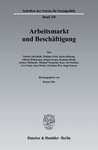 Cover Arbeitsmarkt und Beschäftigung