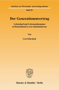 Cover Der Generationenvertrag